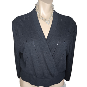 Kama by St. John Vintage Sweater , Women's Plus Size 20